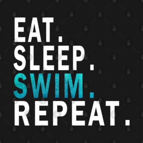 Eat Sleep Swim Repeat Eat Sleep Swim Repeat Tank Top Teepublic