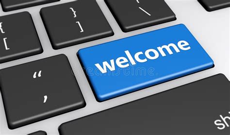 Welcome Computer Stock Illustrations 3679 Welcome Computer Stock