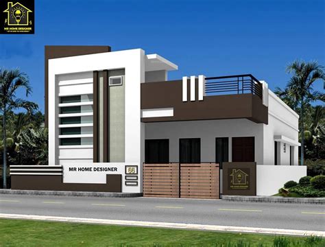Ground Floor Elevation Small House Front Design Small House