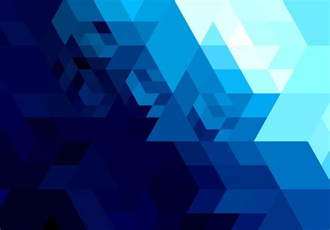 Abstract Bright Blue Geometric Shape Navy Blue Abstract Background
