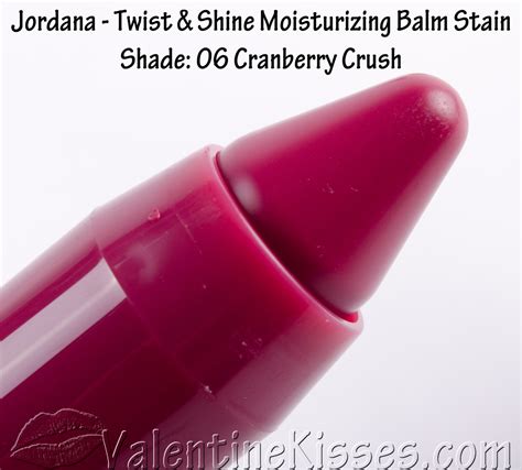 Valentine Kisses Jordana Twist Shine Moisturizing Balm Stains All