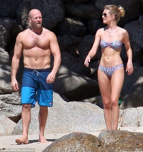 Rosie Huntington Whiteley In Bikini With Jason Statham Aznude My XXX Hot Girl