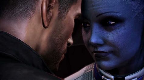 Mass Effect 3 Liara Romance Scene Youtube