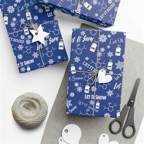 Wrapping Paper Propofol Let It Snow Anesthesia Crna Anesthesiologist