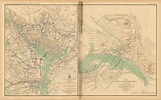 Civil War Atlas; Plate 89; Maps of Military map of N.E. Virginia and ...