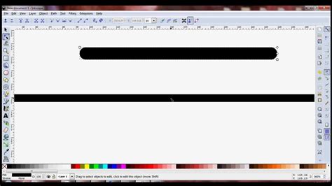 Inkscape Basics Drawing Straight Lines Youtube