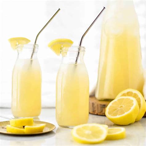 Healthy Lemonade Recipe With Orange Blossom Joyfoodsunshine