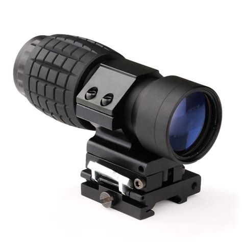 Military Airsoft Tactical 3x Magnifier Riflescope With Flip To Side