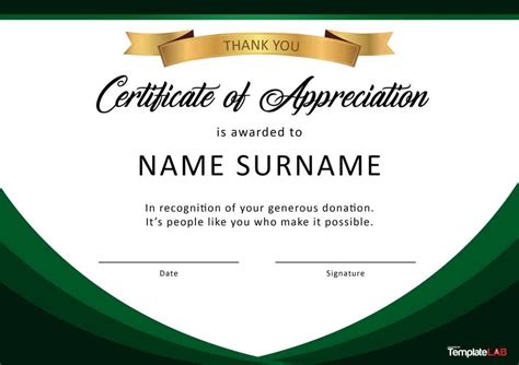 Select any certificate of recognition template free of charge and start customizing it. Download Certificate of Appreciation for Donation 02 | Certificate of appreciation, Certificate ...