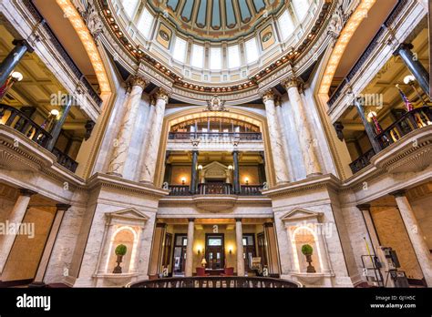 The Main Hall In The Mississippi State Capitol Stock Photo Alamy