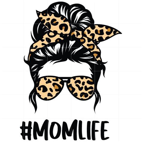 Mom Life Leopard SVG Mom Life SVG Mothers Day SVG In Diy Prints Mom Life Cricut