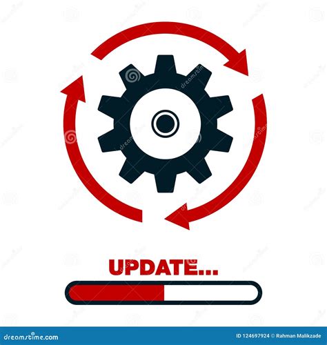 Update Software Upgrade Computer Program Version Concept