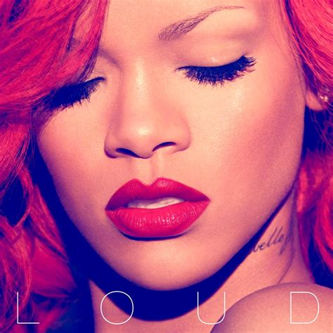 Vibrant Red Hot Rihanna Featured In Official Cover Art Of Loud