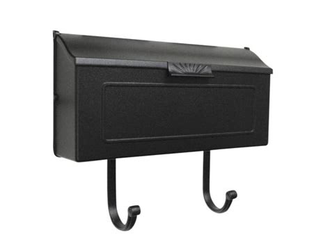 Qualarc this decorative cast aluminum mailbox insert can be matched with an optional newspaper. Solid Black Aluminum Mailbox | HGTV