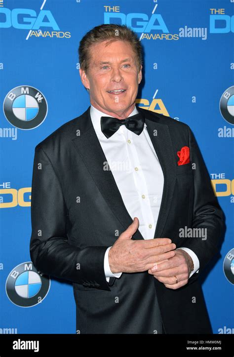 Los Angeles Ca February 4 2017 Actor David Hasselhoff At The 69th