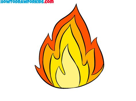 how to draw fire and flames cousinyou14