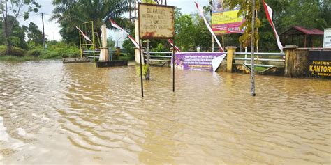 Tiga Sungai Meluap Rumah 1092 Kk Di Aceh Singkil Terendam Air