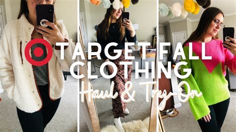 Target Fall Clothing Haul And Try On Target Fall Designer