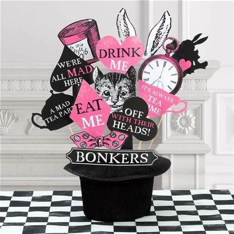Photo Booth Props Pack Truly Alice In Wonderland Party Photographs