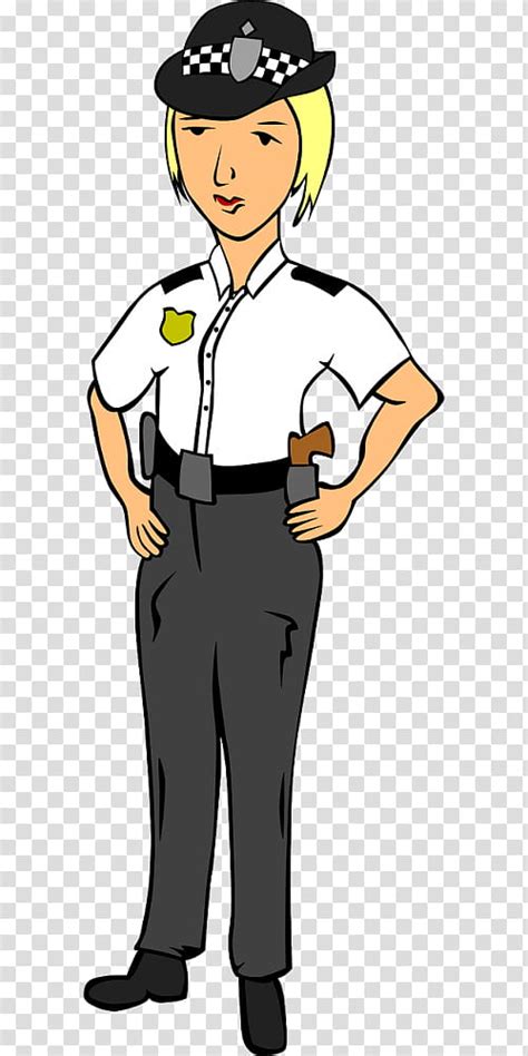 Police Uniform Police Officer Woman Cartoon International