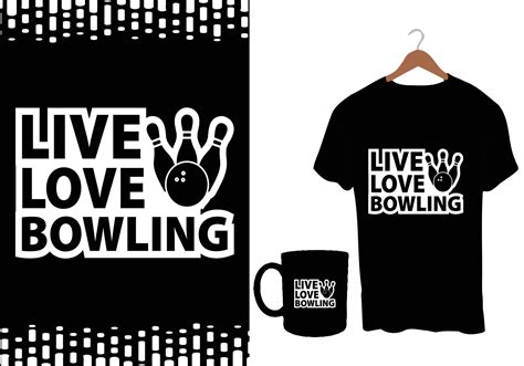 Bowling T Shirt Design 14765723 Vector Art At Vecteezy