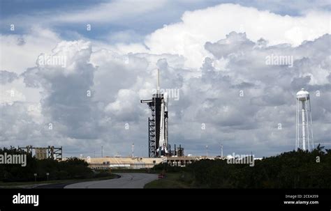 Kennedy Space Center United States 31st Aug 2020 A Spacex Falcon 9
