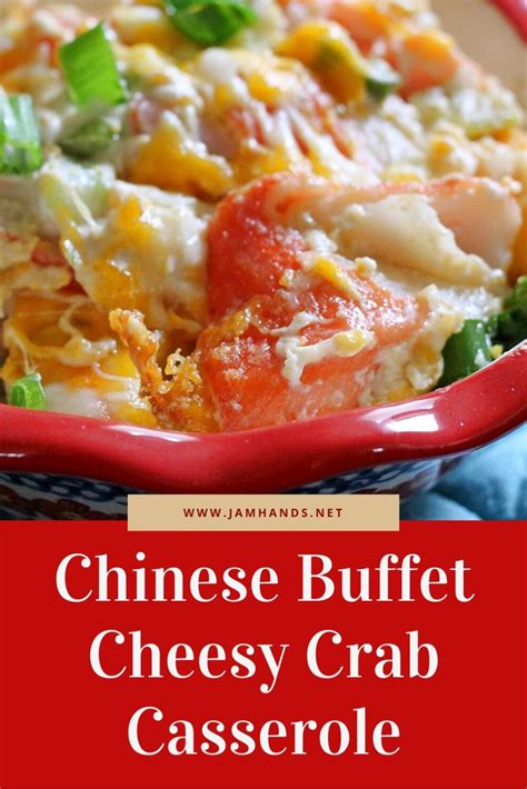Over the last few weeks, my son has spent several this low carb crab and vegetable casserole is similar to a quiche, but without the crust. Chinese Buffet Cheesy Crab Casserole | Chinese buffet crab ...