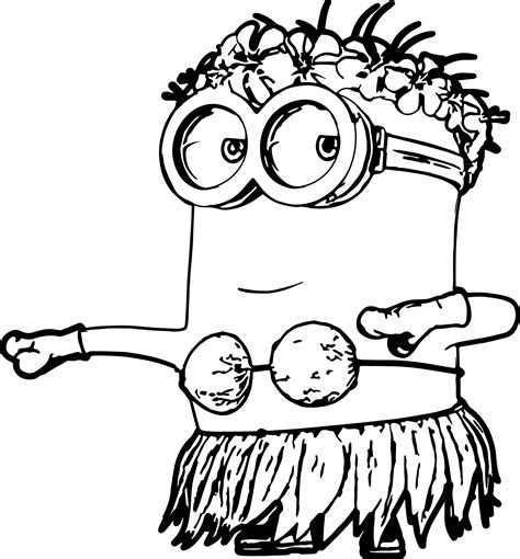Kevin The Minion Coloring Pages At Free Printable