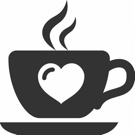 Coffee Cup Heart Tea Icon Download On Iconfinder