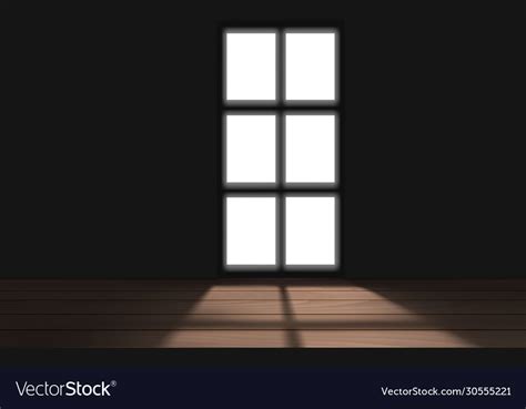 Dark Room With Light Through Window