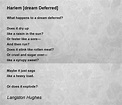 Harlem [dream Deferred] Poem by Langston Hughes - Poem Hunter
