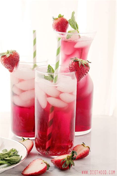 Hibiscus Iced Tea Sparkler Tea Recipes Fruit Drinks Refreshing Drinks