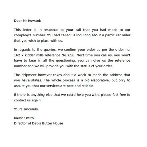 sample professional business letter templates sample templates