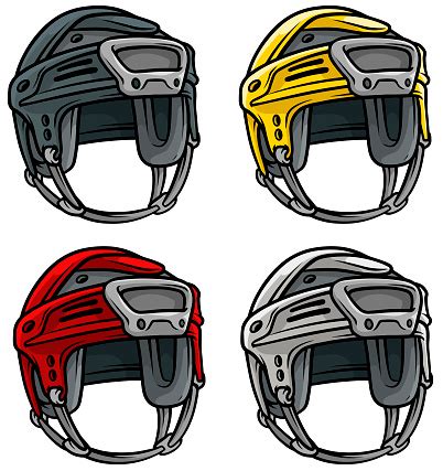 Check out our hockey helmet svg selection for the very best in unique or custom, handmade pieces from our digital shops. Cartoon Ice Hockey Sport Helmet Vector Icon Set Stock Illustration - Download Image Now - iStock