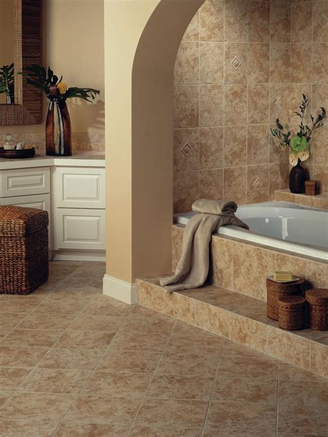 Discover white floor tiles from novoceram, french ceramics manufacturer since 1863. Ceramic Tile Bathroom Floors | HGTV