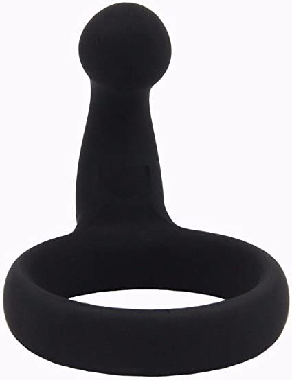 Silicone Cock Ring And Butt Plug Combo Black Health And Household
