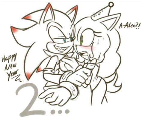 New Years Kiss 2 Personagens De Desenhos Animados Desenhos Do Sonic