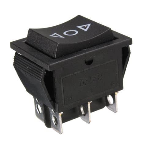 12 Volt 6 Pin Dpdt Power Window Momentary Rocker Switch Ac 250v10a