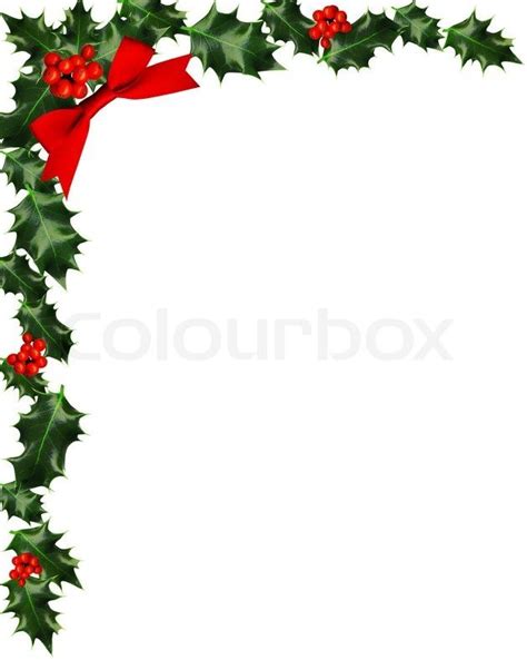 Christmas Holly Clipart Borders 10 Free Cliparts Download Images On