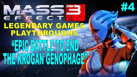 Mass Effect 3 Epic Mission To End The Krogan Genophage Video 4