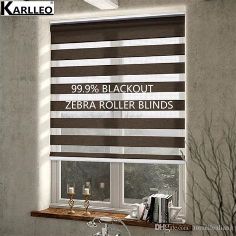 100 Blackout Zebra Roller Blinds Shadesz B10pattern Customized Size