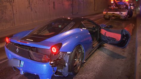Costly Crash Lamborghini And Ferrari Collide In Massey Tunnel Ctv News