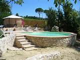 Above Ground Pool Rock Landscaping Pictures