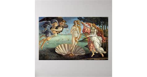 Affiches La Naissance De Vénus Par Sandro Botticelli Zazzle Fr