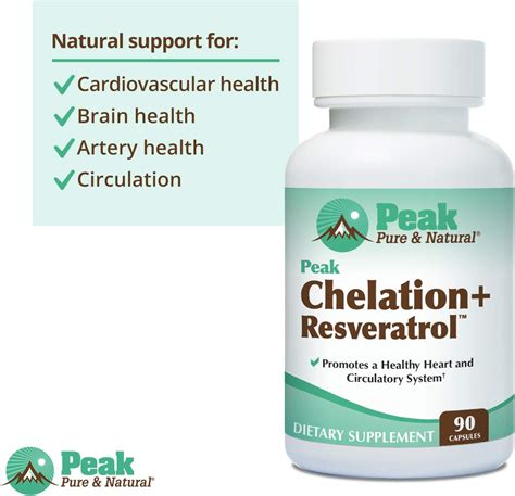 buy peak pure and natural peak chelation resveratrol calcium disodium edta resveratrol malic