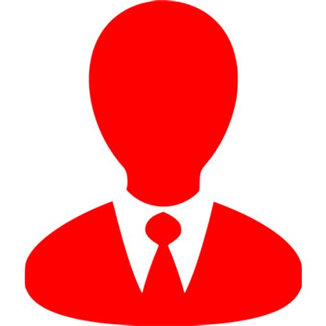Person Icon Red