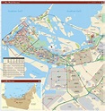 Abu Dhabi road map - Abu Dhabi city road map (United Arab Emirates)