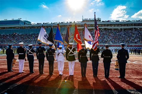 The Why Of The Color Guard Joint Armed Forces Flags The Drillmaster