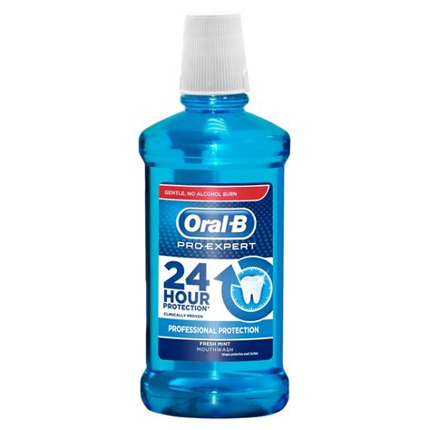 oral b pro expert fresh mint mouthwash 500ml dental bandm