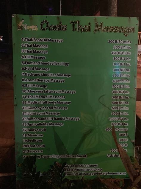 Oasis Thai Massage Kamala All You Need To Know Before You Go